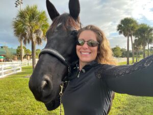 Bricole Reincke and her Horse